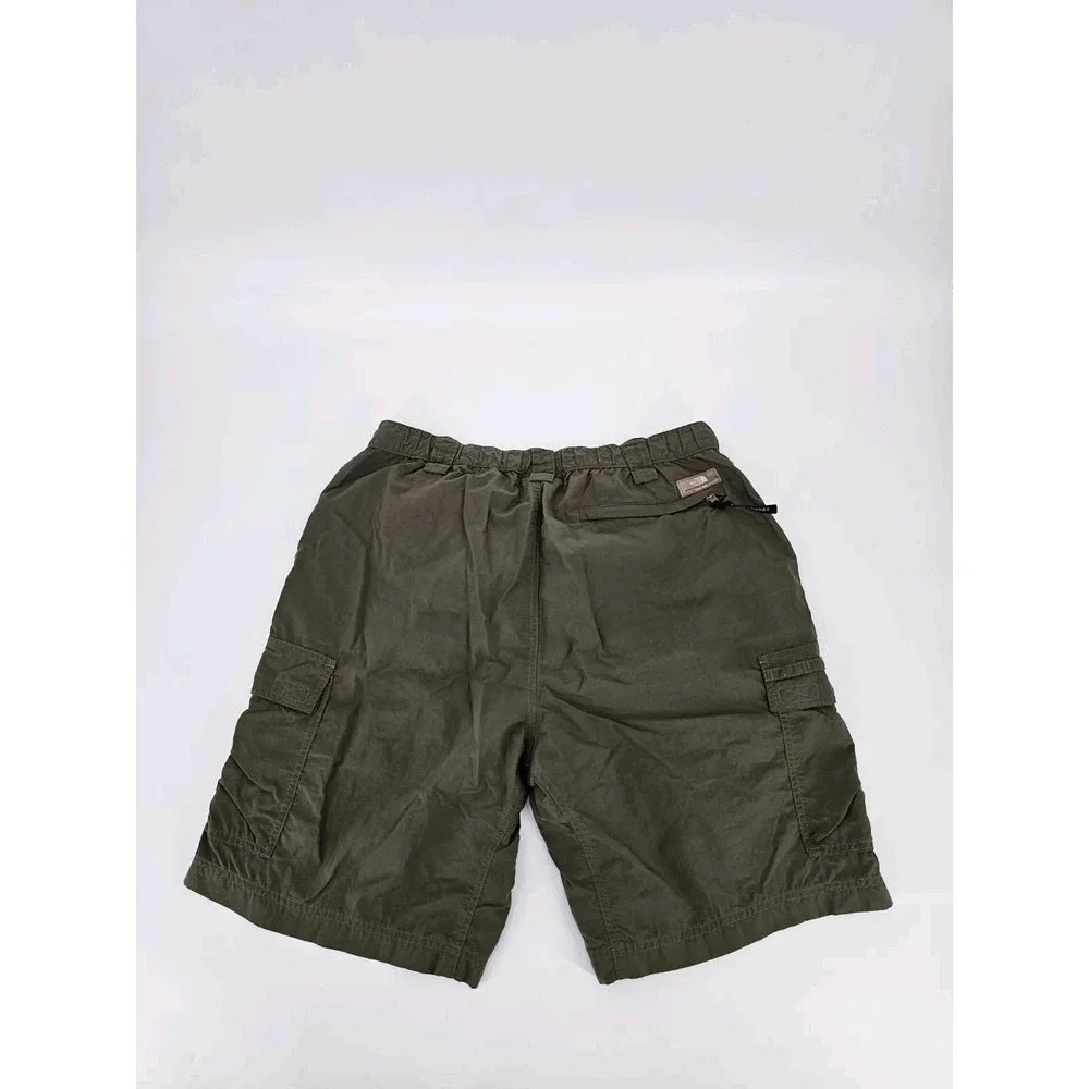 The North Face‎ Cargo Green Shorts Mens Large Nylon Stow Pocket